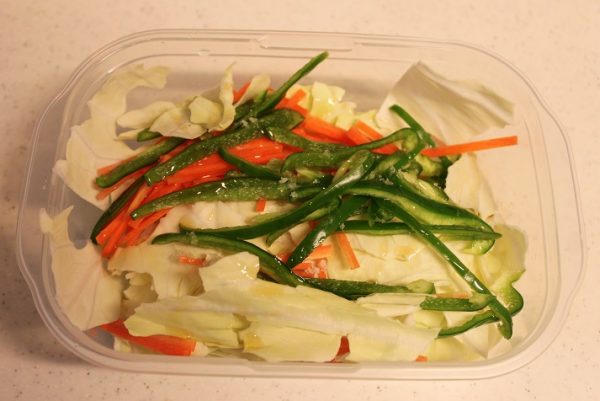 野菜のレンジナムル