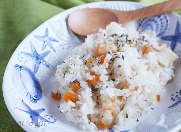時間がない時の大急ぎレシピ!炊飯器で簡単「シーフドピラフ」♪