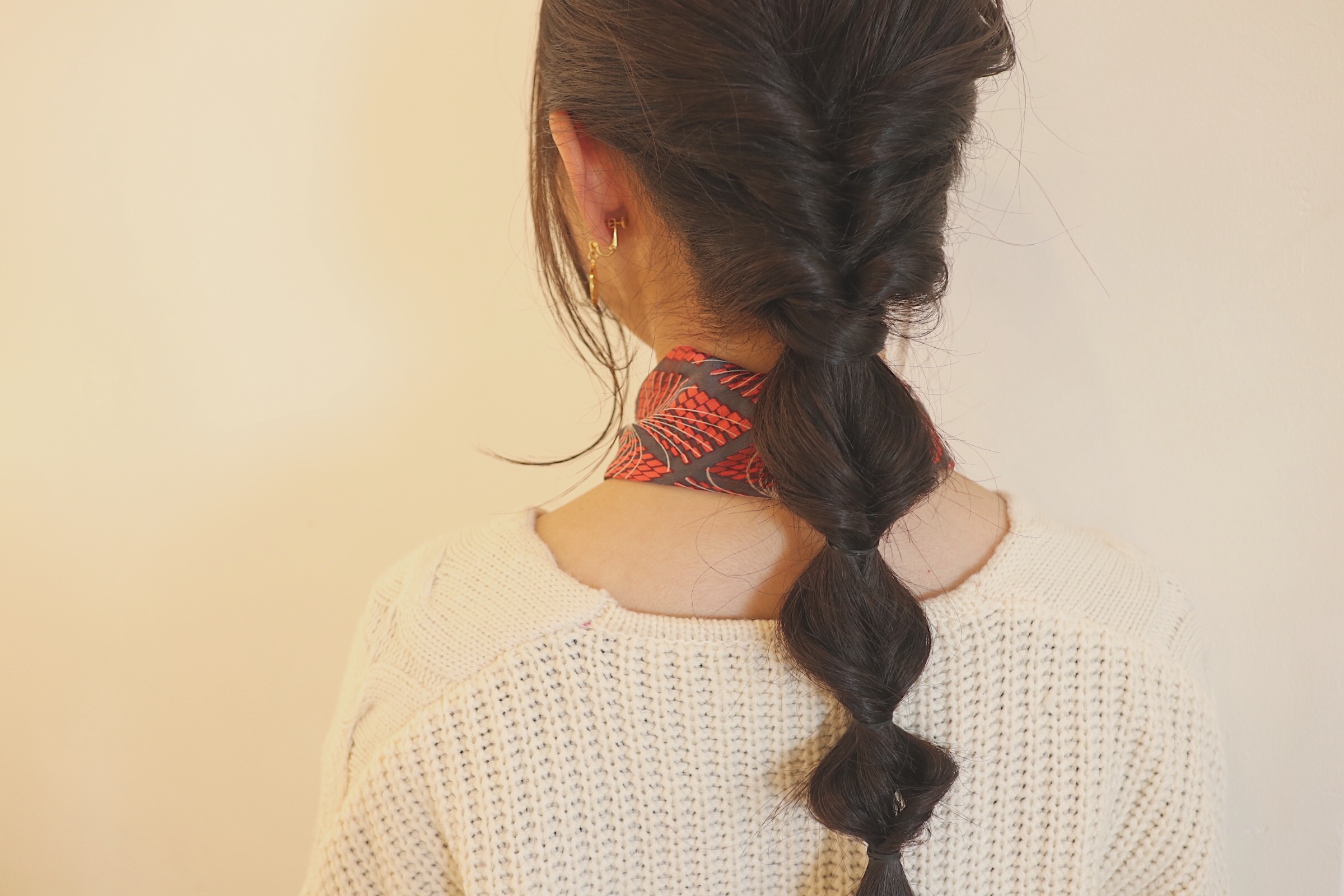 くるりんぱだけで簡単！可愛さUP「ひとつ結び」ヘアアレンジ♪