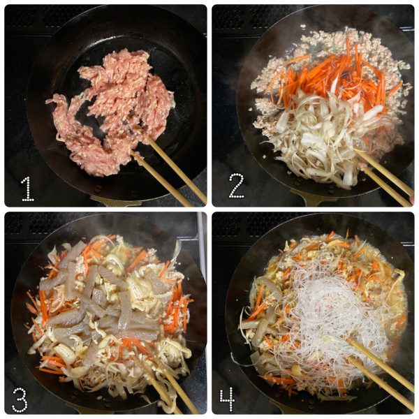 具だくさんが嬉しいヘビロテおかず!「五目春雨きんぴら」の作り置き