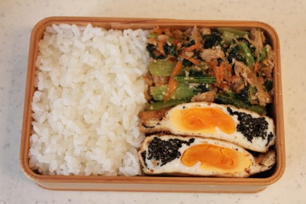 2品弁当の詰め方