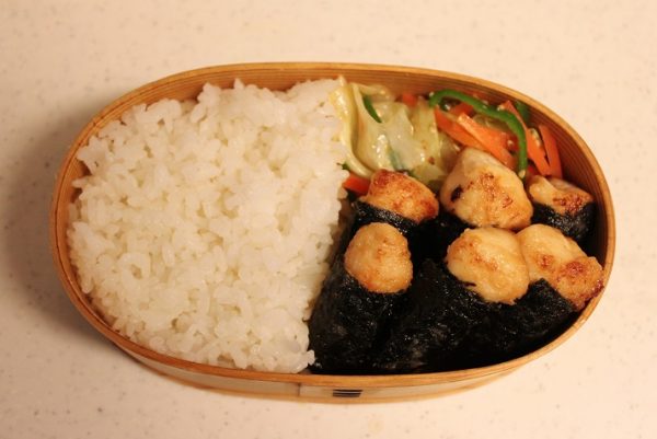 2品弁当の詰め方
