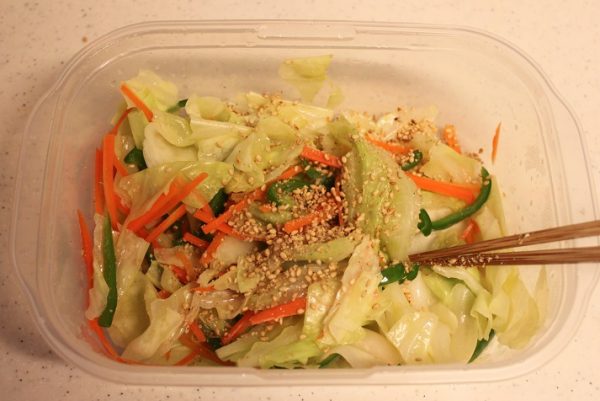 野菜のレンジナムル