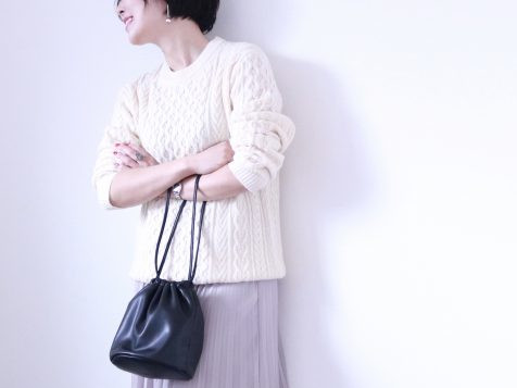 永遠のベーシック♪UNIQLO「ケーブルニット」着回しコーデ術3つ