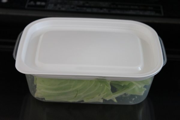 キャベツをレンチン