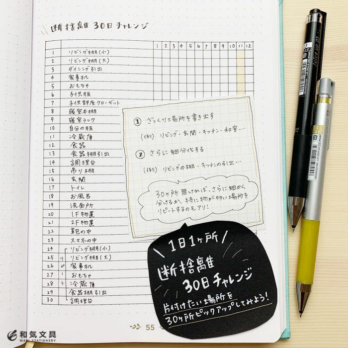 片づけ上手になる！ノートで簡単「断捨離リスト」の作り方