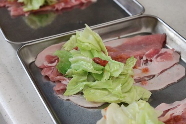 キャベツの肉巻き