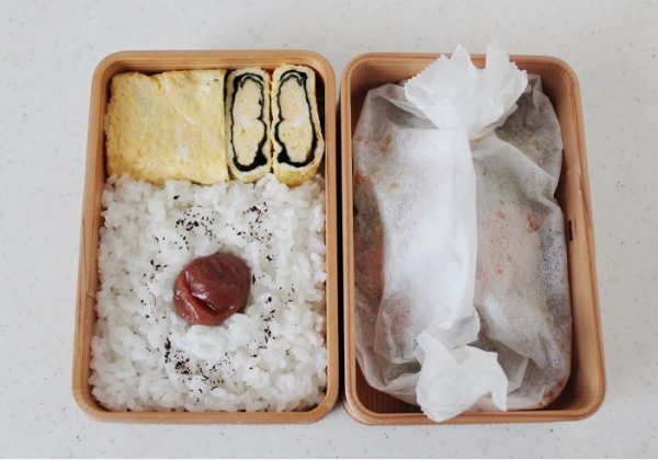 2品弁当の詰め方