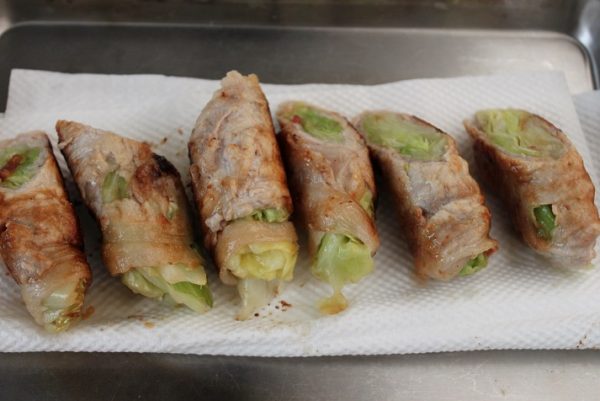 キャベツ肉巻き