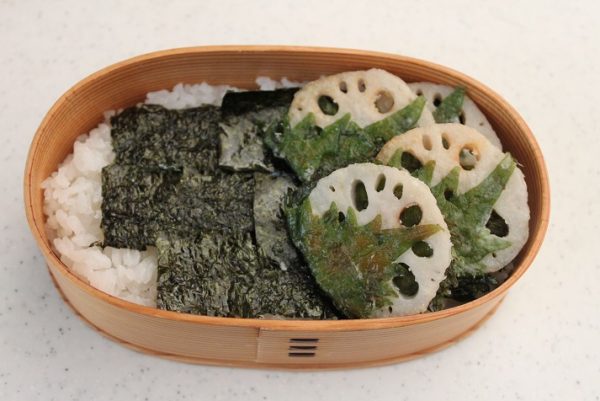 2品弁当の詰め方プロセス