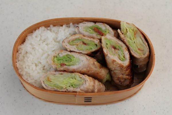 2品弁当の詰め方