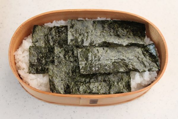 2品弁当の詰め方プロセス
