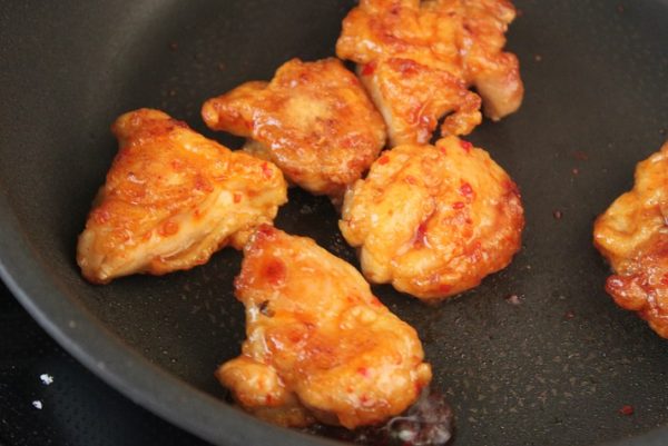 鶏のピリ辛照り焼き