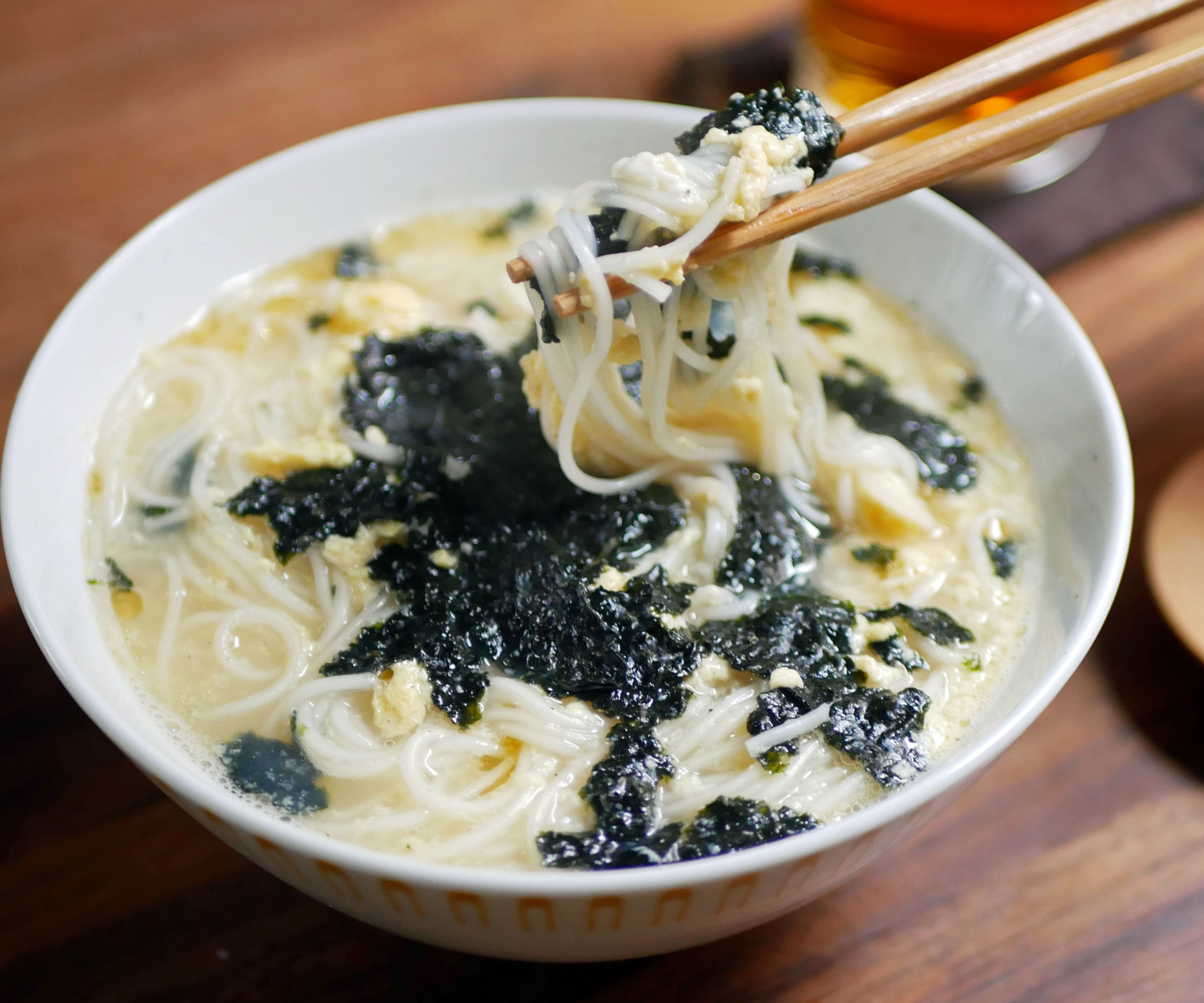 具材はたったの2つ！簡単ほかほか「のりたまにゅうめん」