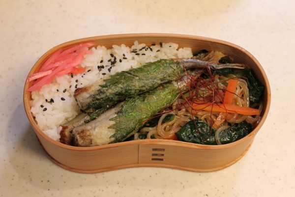 2品弁当の詰め方プロセス
