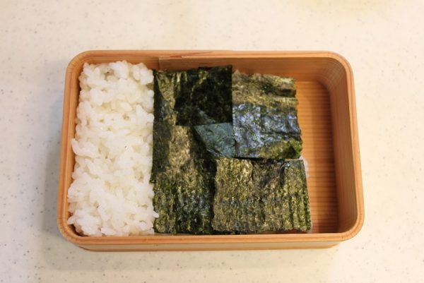 2品弁当の詰め方