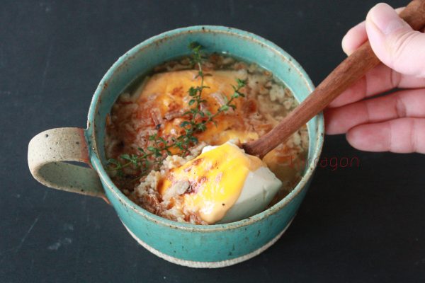 5分で簡単ヘルシー!ダイエット中もしっかり食べられる「豆腐のオニグラスープ」♪