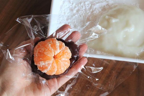 丸ごと1個使用！レンジで時短カンタン「ミカン大福」