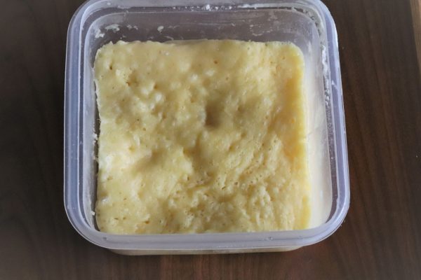 チーズ蒸しパンの生地