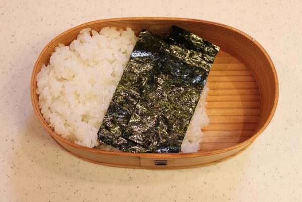 2品弁当の詰め方プロセス