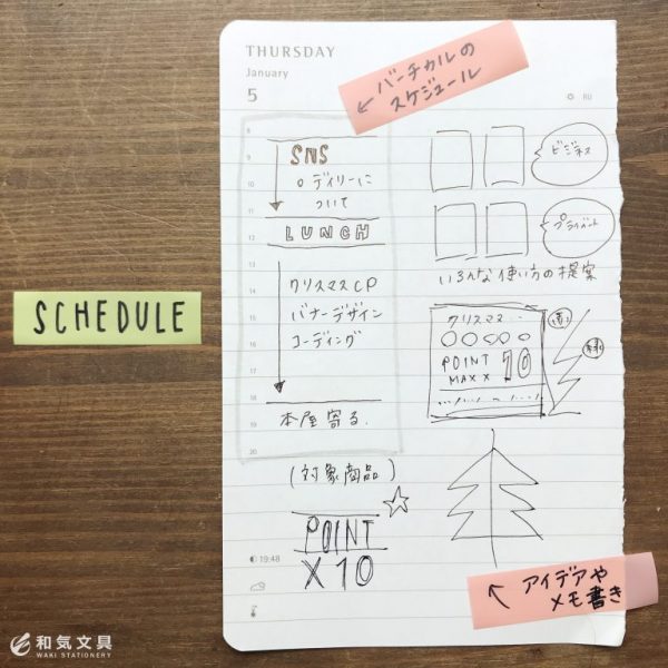 デイリーダイアリーの書き方