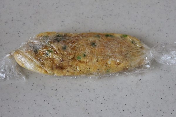 ねぎチーズオムレツ