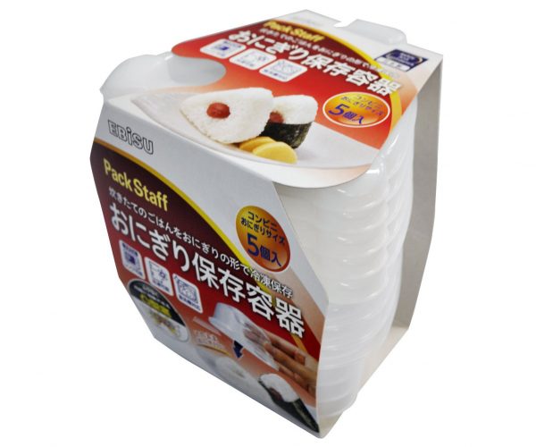 にぎる手間いらず！レンジ解凍で朝から時短「おにぎり保存容器 エアータイト」