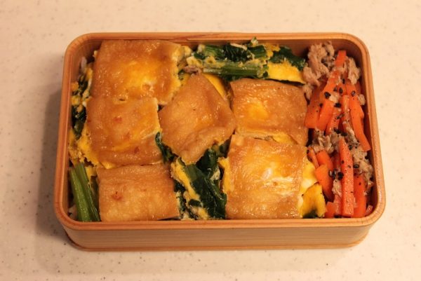 2品弁当の詰め方プロセス