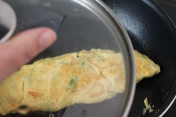 ねぎチーズオムレツ