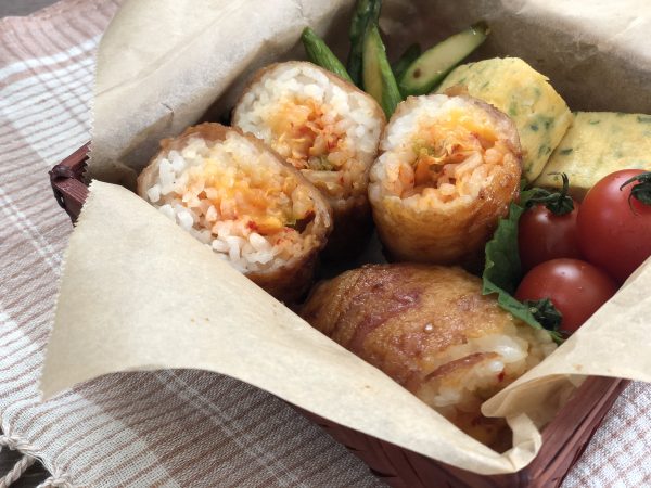 焼肉のたれで簡単おいしい!「キムチーズ肉巻きおにぎり」