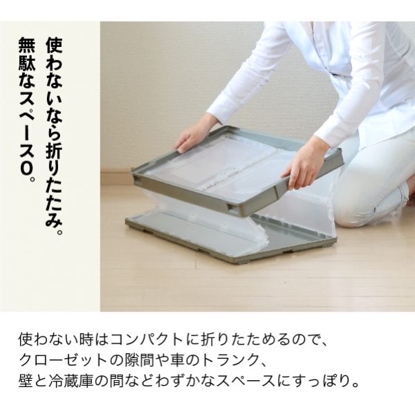 収納ケース 折りたたみ コンテナボックス CB-S51NRL ¥2,380