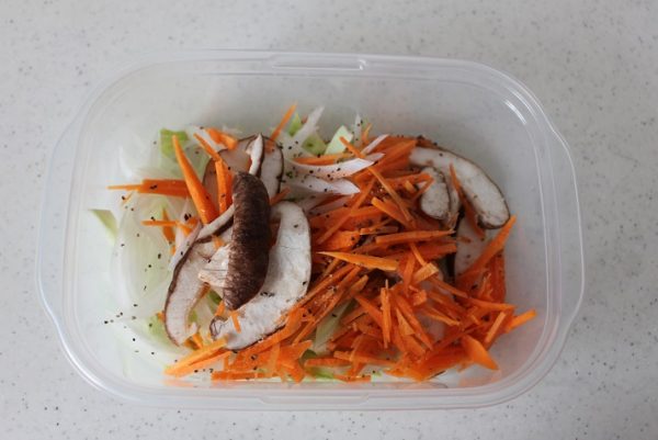 具だくさん中華オムレツ