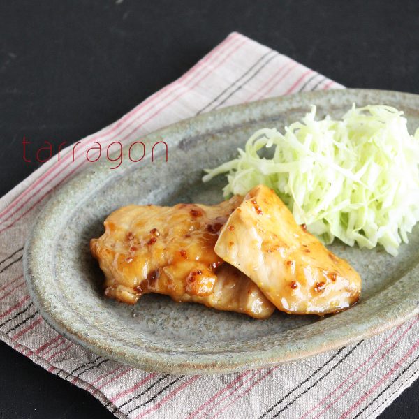 フライパン1つで簡単！冷めてもおいしい「鶏むね肉のマスタード照り焼き」♪