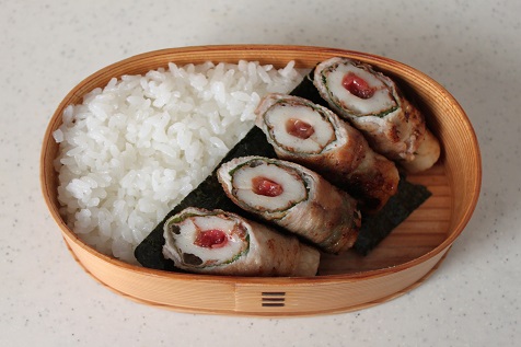 2品弁当の詰め方