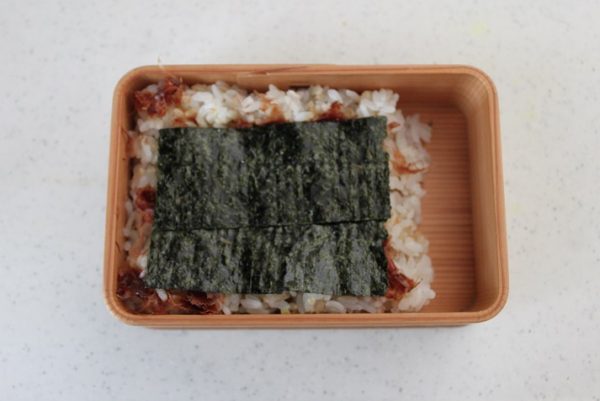 2品弁当の詰め方