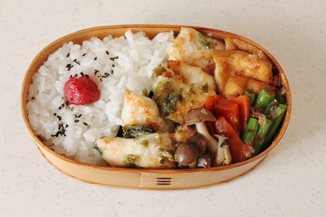 2品弁当の詰め方