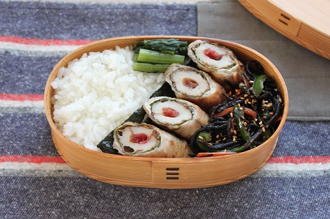 2品弁当の詰め方