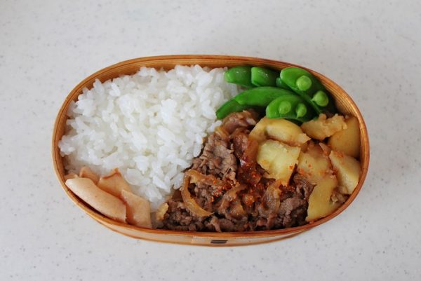 2品弁当の詰め方