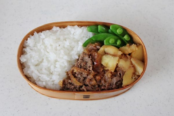 2品弁当の詰め方