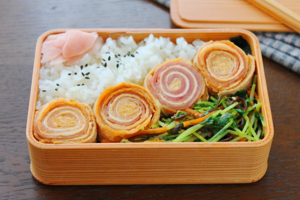 2品弁当の詰め方