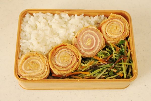 2品弁当の詰め方