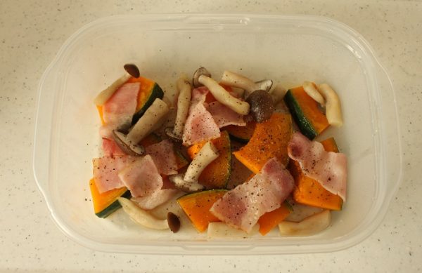 かぼちゃベーコン