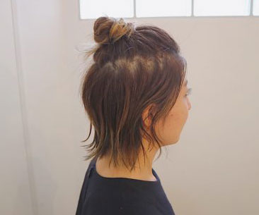 マスクの日でもおしゃれ見え！「おでこすっきり」ボブヘアアレンジ♪