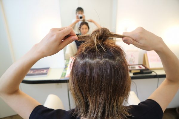 マスクの日でもおしゃれ見え！「おでこすっきり」ボブヘアアレンジ♪