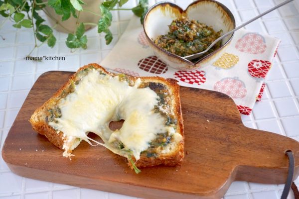 パパッと作り置きで朝ラクラク!「ねぎ味噌」チーズトースト by:Mayu*さん