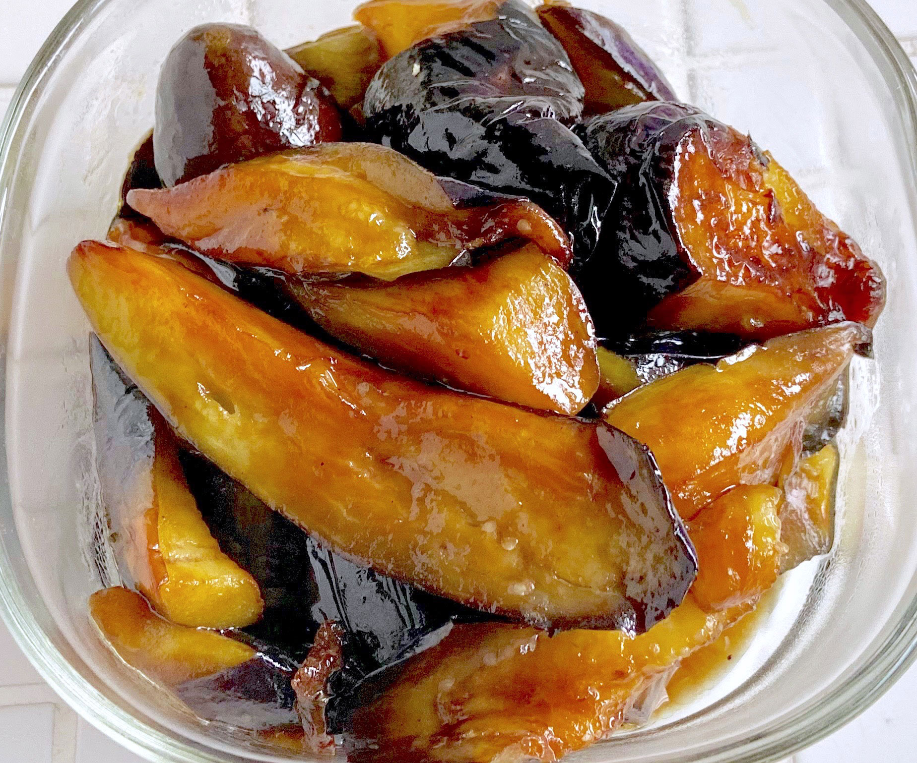 照り照りジュワッ♪ご飯によく合う簡単作り置き「なすの蒲焼き風」