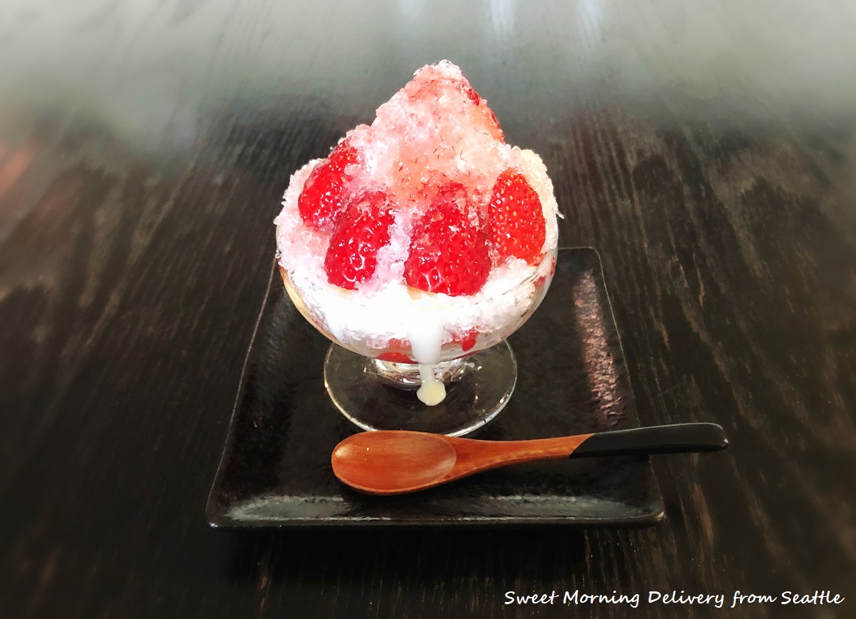 いちごのかき氷