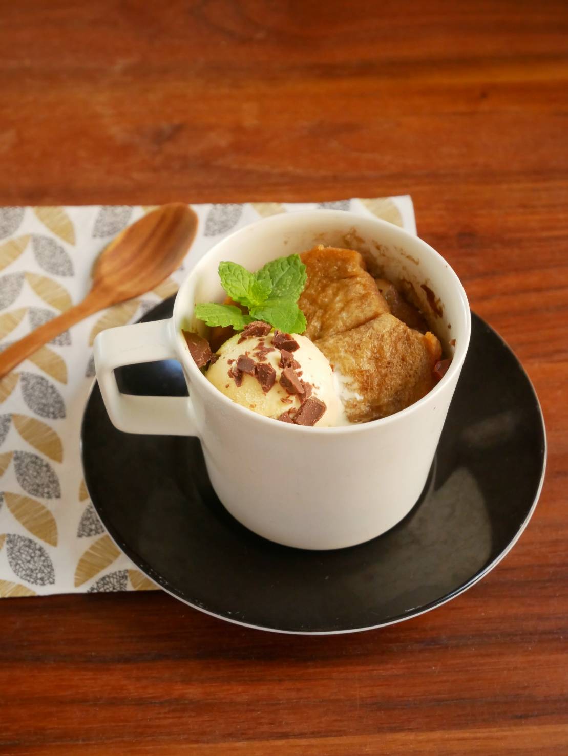 マグカップ1つ+レンジで簡単!ちょっと大人な「カフェオレフレンチトースト」