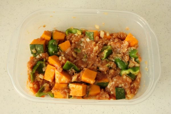 レンジ和風キーマカレー