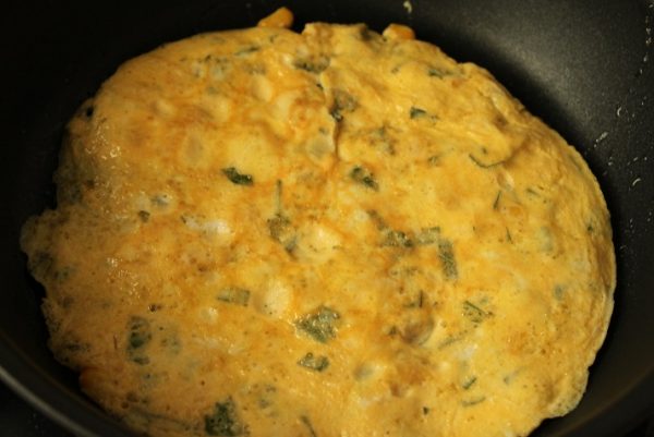 つぶつぶコーンの薄焼き卵